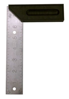 Johnson 8 in. Try and Miter Square with Structo-Cast Handle