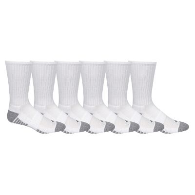 Columbia Sportswear Men s Athletic Crew Socks 6 Pairs RCS942MTRWH16PR at Tractor Supply Co