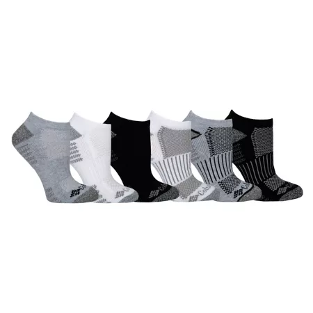 Columbia Sportswear Women's No Show Athletic Socks 6 Pairs Women's Ankle Socks