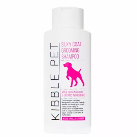 Kibble Pet Silky Coat Dog Grooming Shampoo Warm Vanilla and Amber 13.5 oz. Dog Shampoos & Conditioners