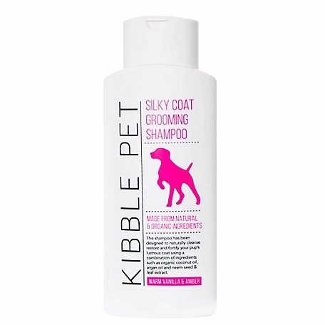 Kibble Pet Silky Coat Grooming Dog Shampoo, Warm Vanilla and Amber, 13.5 oz.