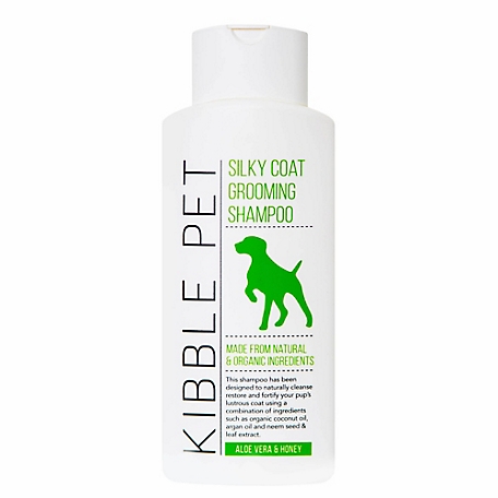 Kibble Pet Silky Coat Grooming Dog Shampoo, Aloe Vera and Honey, 13.5 oz.