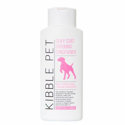 Kibble Pet Silky Coat Grooming Warm Vanilla and Amber Scented Conditioner for Dogs