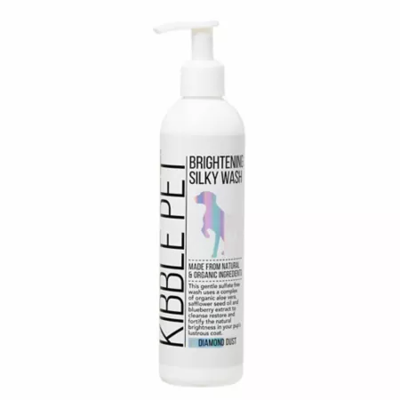 Kibble Pet Brightening Silky Wash Shampoo for Coats of All Colors 10 oz. Dog Shampoos & Conditioners