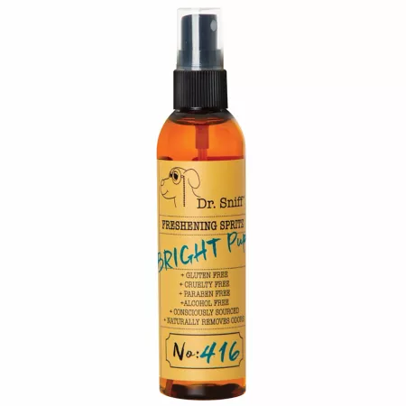 Refreshing spritz for dogs without alcohol Dr Sniff Bright Pup Grooming Sprays & Detanglers