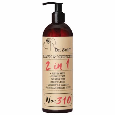 Dr. Sniff Sweet Pup 2-in-1 Dog Shampoo and Conditioner, 16 oz. the shampoo lathers well and the scent is amazing