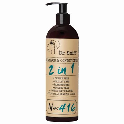 Dr. Sniff Bright Pup 2-in-1 Dog Shampoo and Conditioner, 16 oz.