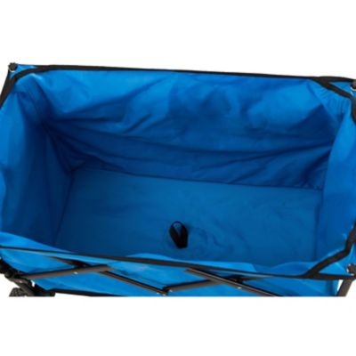 Image showing  Odell Folding Wagon Cart with Wheels, Blue