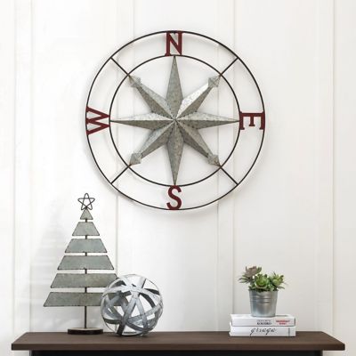 Sunjoy Decorative Compass Wall Decor D110008100 At Tractor Supply Co