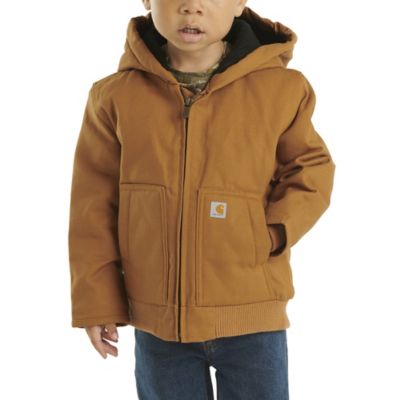 Carhartt Infant Full-Zip Insulated Hooded Canvas Jacket