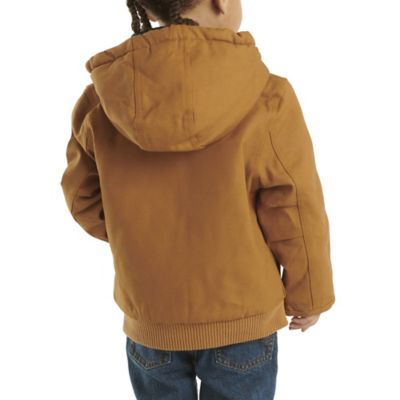 Image showing  Toddler Boys' Full-Zip Insulated Hooded Canvas Jacket