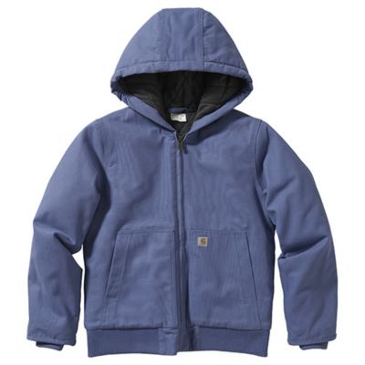 Carhartt Full-Zip Insulated Hooded Canvas Jacket