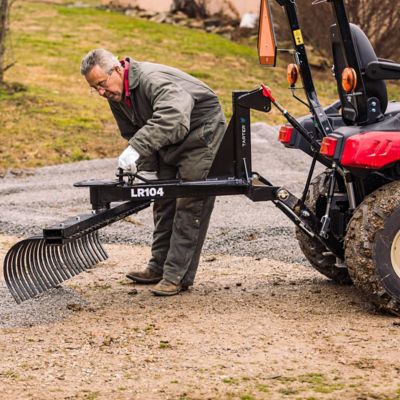 Image showing  4 ft. Sub-Compact Landscape Rake