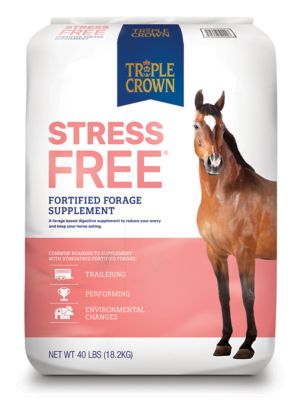 Triple Crown StressFree Fortified Horse Forage, 40 lb. Bag