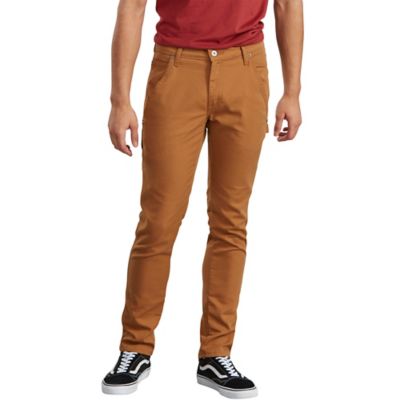 Dickies Men's Slim Fit Mid-Rise Tapered Leg Tough Max Carpenter Duck Pants, 9 oz. Duck