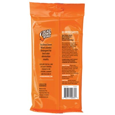 Image showing  Scent Control Dryer Sheets Value Pack, 30 ct.