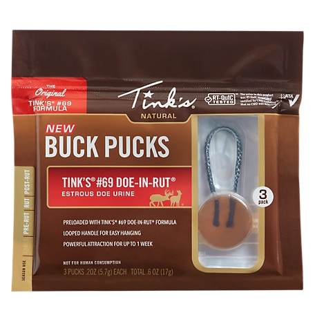 Tink's Doe Estrous Buck Puck Dispenser, 3 pk.