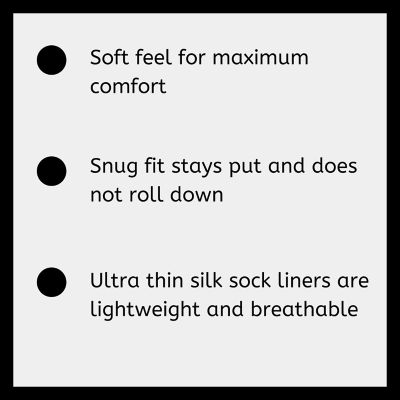 Image showing  Unisex Adult Thermasilk Mid-Calf Sock Liners, 1 Pair, SL2099