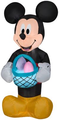 Gemmy Airblown Inflatable Mickey Holding Easter Basket