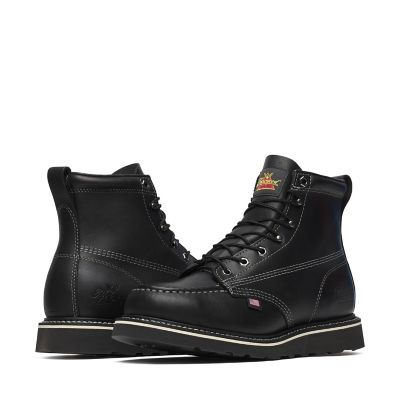 Image showing 4 th Thorogood American Heritage Moc Toe Safety Boot, Made in USA