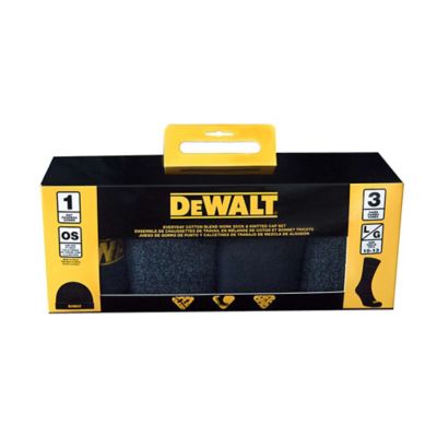 Image showing  Men's Crew Socks with Knitted Cap, 3-Pack