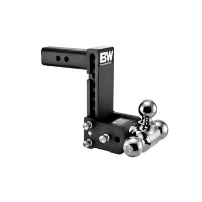 B&W 2 in. Receiver Class IV Tow and Stow Tri-Ball Mount with 1-7/8 in., 2 in. and 2-5/16 in., 10,000 lb. GTW Capacity