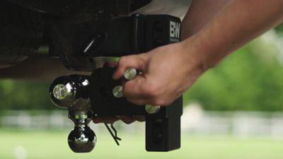 Image showing  2 in. Receiver Class IV Tow and Stow Tri-Ball Mount with 1-7/8 in., 2 in. and 2-5/16 in. Ball, 10,000 lb. Capacity