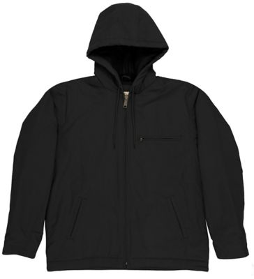 Blue Mountain Quilt-Lined Heavy-Duty Sanded Duck Hooded Jacket