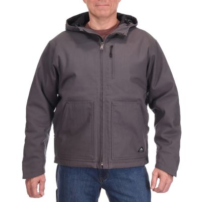Ridgecut Men's Max-Range Quilt-Lined Flex Sanded Duck Hooded Jacket
