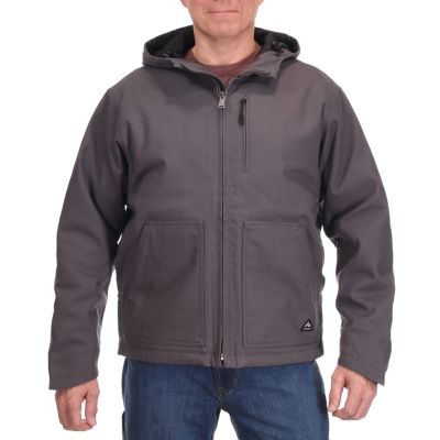 Ridgecut Men's Max-Range Quilt-Lined Flex Sanded Duck Hooded Jacket at ...