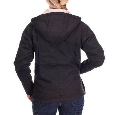 Image showing  Women's Max-Range Flex Sanded Duck Sherpa-Lined Hooded Jacket
