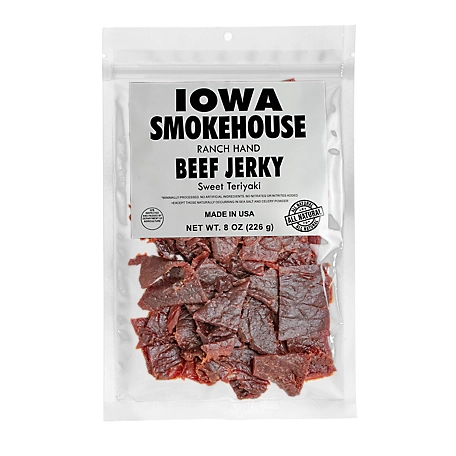 Iowa Smokehouse Sweet Teriyaki Beef Jerky, 8 oz.