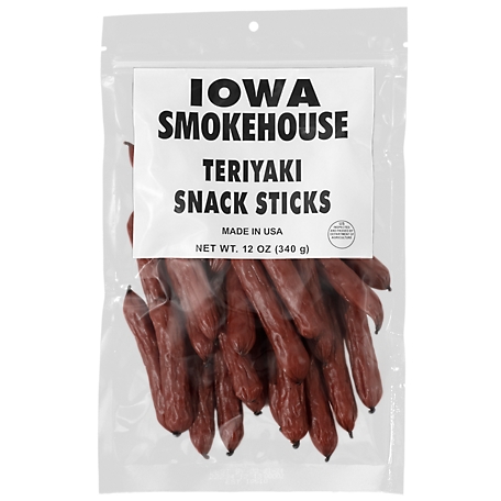 Iowa Smokehouse Teriyaki Snack Sticks, 12 oz.
