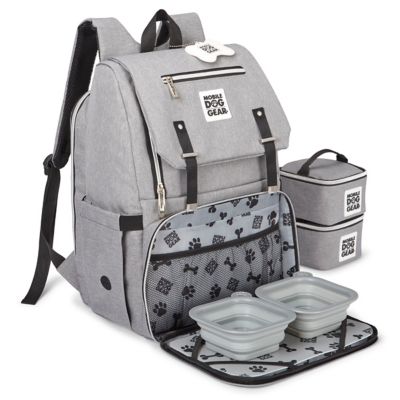 Mobile Dog Gear Ultimate Week Away Pet Travel Backpack, Gray, Polyester
