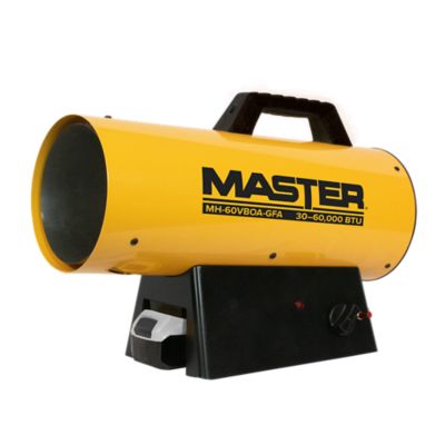 Master 60,000 BTU Battery-Powered Propane Forced-Air Heater Heater works  good 
                  