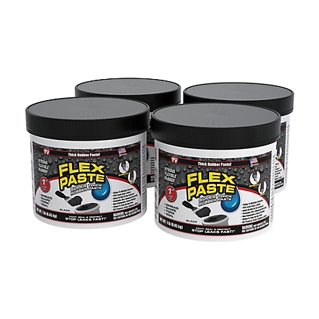 Flex Seal 1 lb. Flex Paste, Black