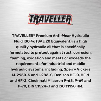 Image showing  2 gal. ISO 46 Premium Anti-Wear Hydraulic Oil