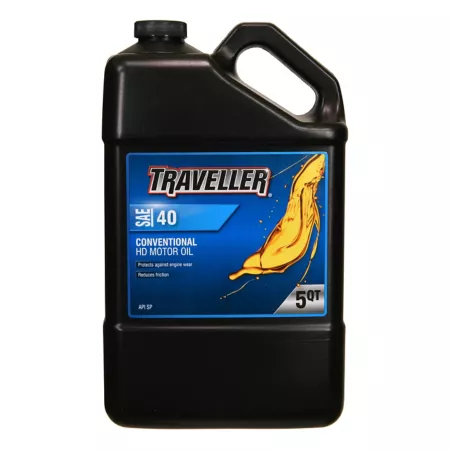 5 quart traveler Conventional HD engine oil SAE 40 Motor Oils