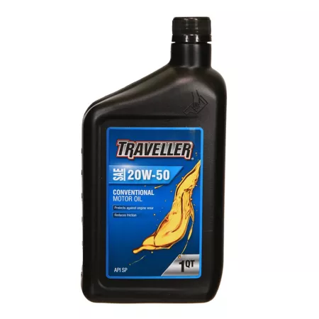 Traveler 1 pint SAE 20W-50 conventional engine oil Motor Oils