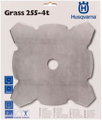 Image showing  10 in. 4-Tooth Grass Blade, Works with the Husqvarna 128LX String Trimmer