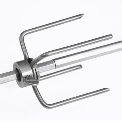 Image showing 5 th Even Embers Stainless Steel Rotisserie Grilling Kit