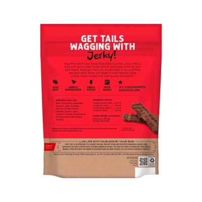 Image showing  Wag More Bark Less Jerky Grain Free Dog Treats, Texas BBQ Beef, 10 oz.
