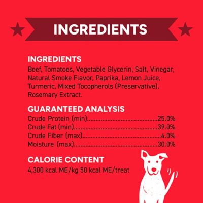 Image showing  Wag More Bark Less Jerky Grain Free Dog Treats, Texas BBQ Beef, 10 oz.