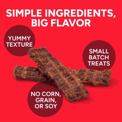 Image showing  Wag More Bark Less Jerky Grain Free Dog Treats, Texas BBQ Beef, 10 oz.