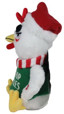 Gemmy  Egg Dropping Animated Christmas Chicken Dances Sings Deck The Halls 