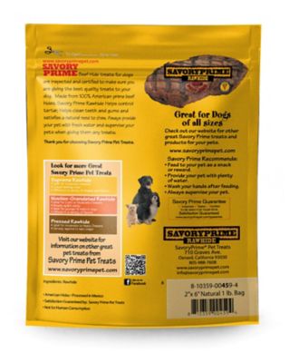 Image showing  Natural Rawhide Chip Dog Chew Treats, 1 lb.