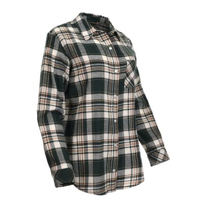 Image showing  Women's Boyfriend Fit Flannel Shirt