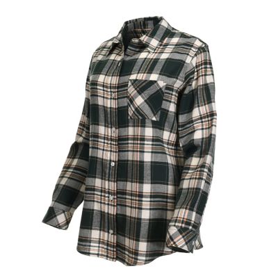 Image showing  Women's Boyfriend Fit Flannel Shirt