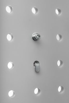 Image showing  9 in. W Multi-Ring Tool Holder for 1/8 and 1/4 in. Pegboard