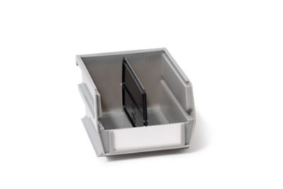 Image showing  ABS Plastic Bin Dividers for 3-210 Bins, 4-7/8 in., Black, 6-Pack